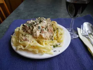 Tagliatelle Carbonara volgens origineel recept