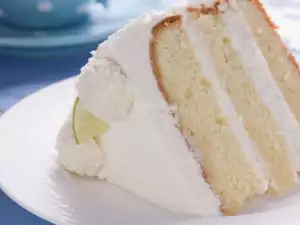 Vanille sponscake laag