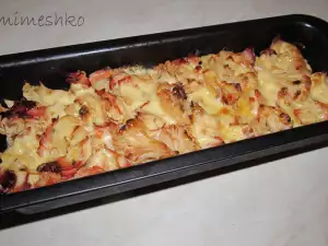 Ovenschotel met bloemkool en ham