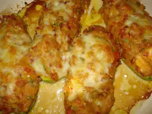 Heerlijke gevulde courgettes uit de oven