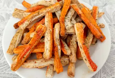 Surimi chips uit de airfryer
