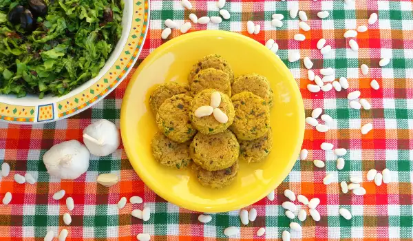 Burgers van kikkererwten en bonen - Falafels