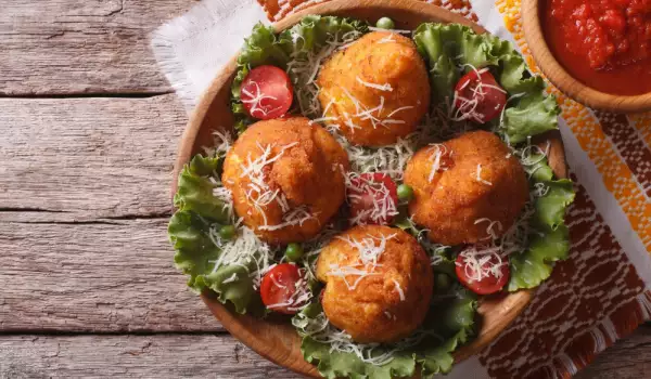 Arancini met Basmati rijst