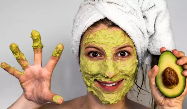 Masker met avocado