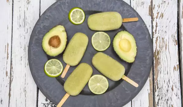 Avocado ijs is goed