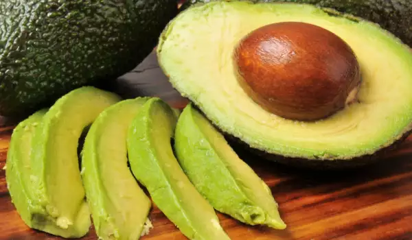 Gesneden avocado