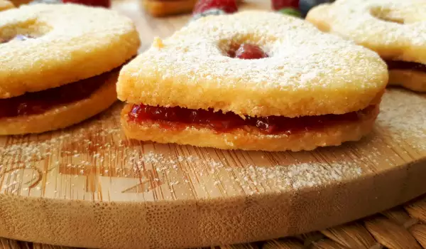 Linzer koekjes met baileys