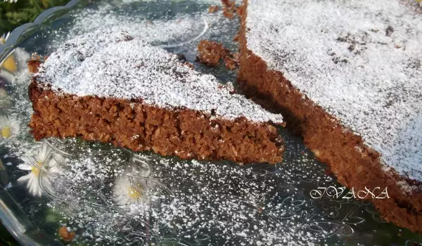 Glutenvrije chocoladecake met amandelen en kokos