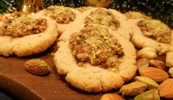 Vegan koekjes met baklava smaak