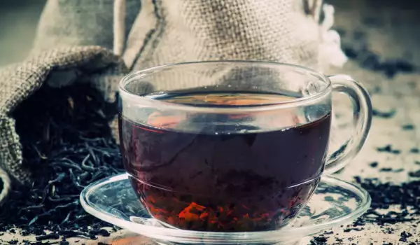 Vwarte thee bevat veel cafeïne