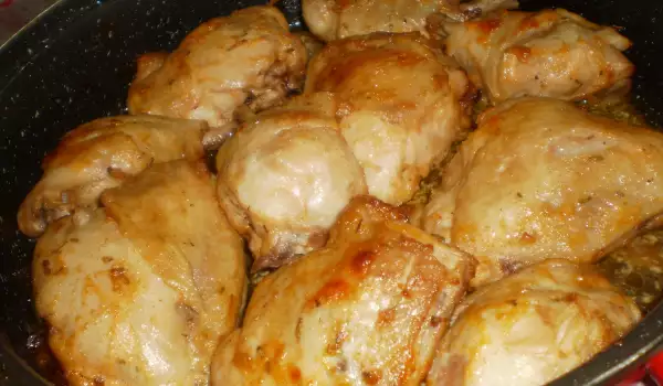 Kippenpoten met mayonaise en sojasaus