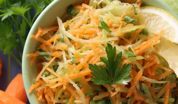 Salade met witte raap