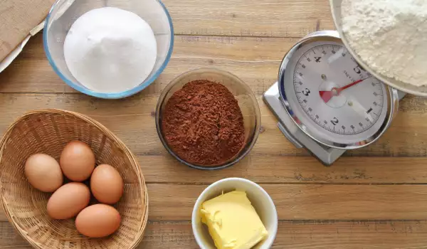 Hoeveel bakpoeder of baking soda worden toegevoegd aan 1 kg meel?