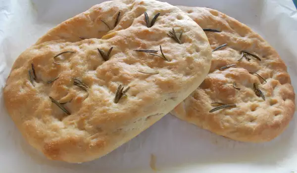 Grieks brood met rozemarijn