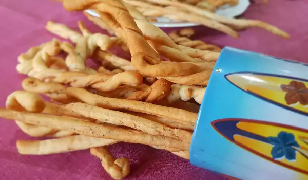 Zelfgemaakte cracker sticks voor een feestje