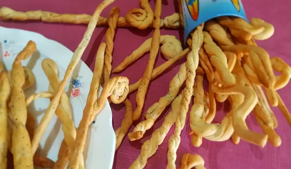 Zelfgemaakte cracker sticks voor een feestje