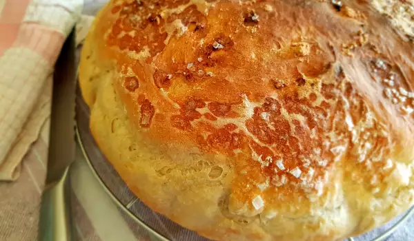 Italiaans brood zonder kneden