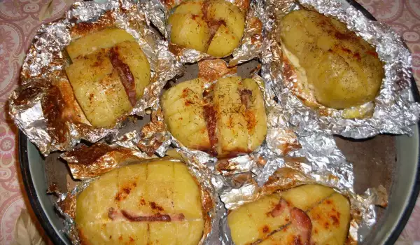 Unieke aardappelen in folie