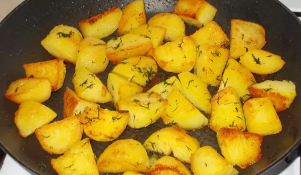 Lekkere gesauteerde aardappels