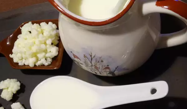 Kefir bevat bacteriën die je darmen ondersteunen
