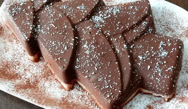Keto nieuwjaar chocolademousse cake
