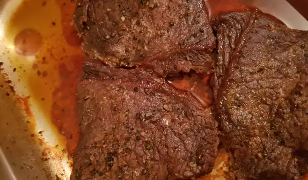 Malse biefstukken uit de oven