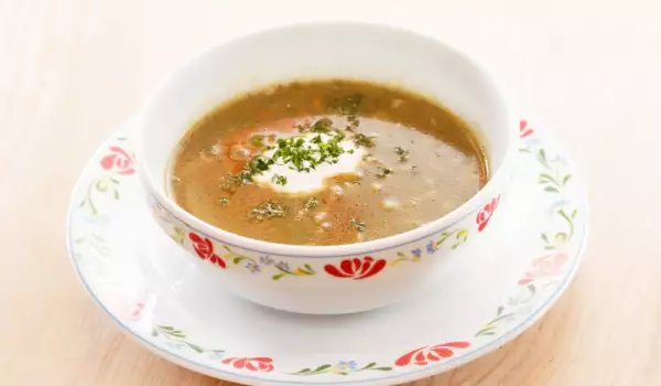 Makkelijke soep met lamsdarmen