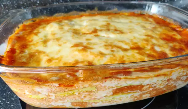 Courgette lasagne