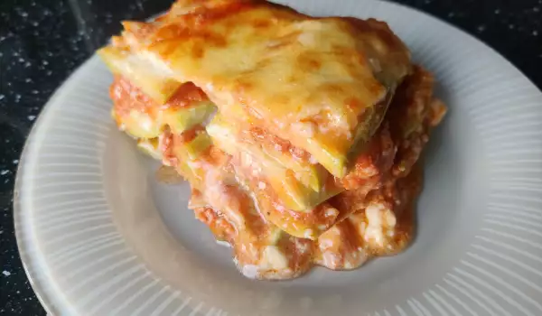 Courgette lasagne