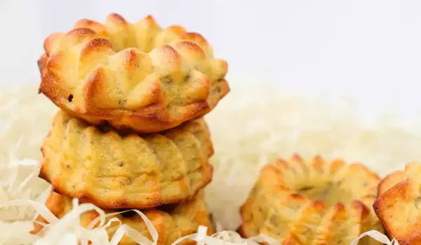 Muffins met citroen en chiazaden