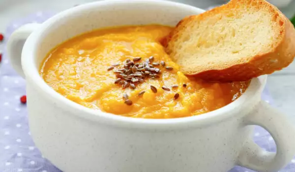 Puree van rode linzen