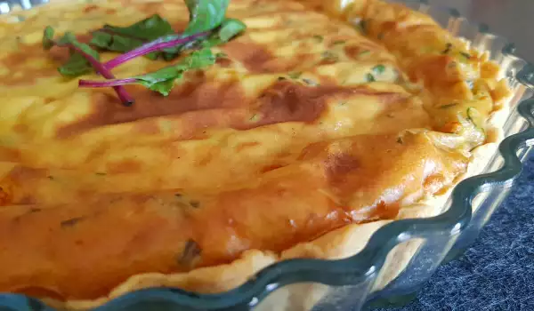 Quiche met bietenblad