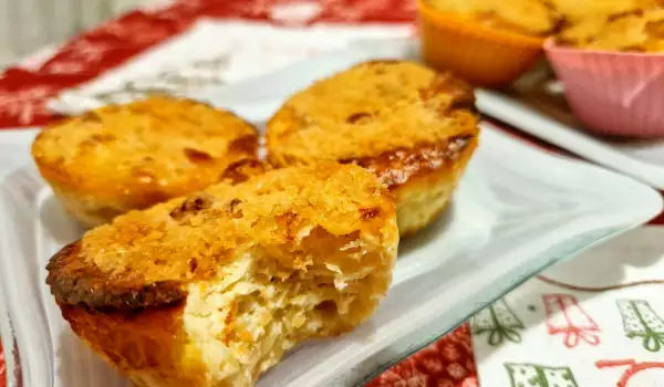 Macaroni en kaas muffins