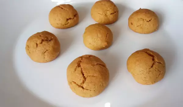 Crinkle cookies met pompoen