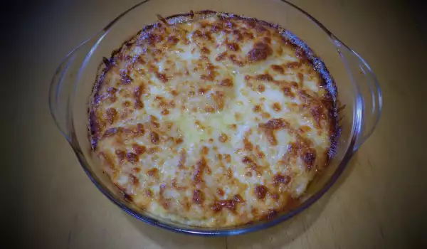 Aardappelgratin met twee soorten kaas