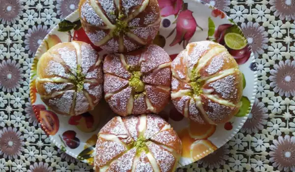 Puddingbroodjes met vanille smaak