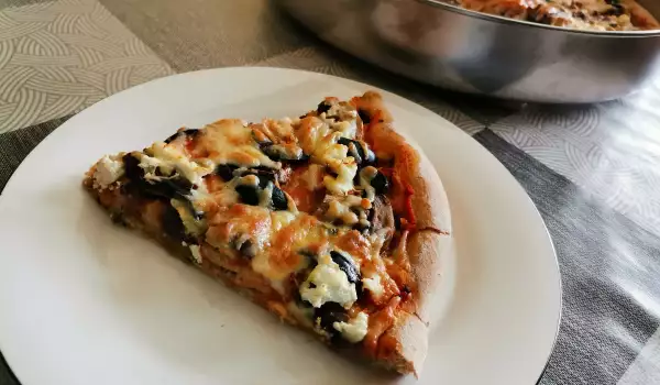 Pizza met speltkorst
