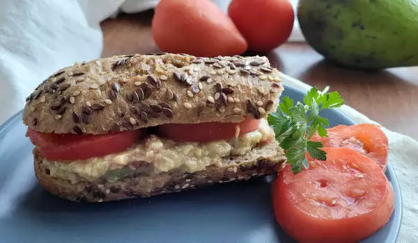 Volkoren sandwiches met avocado