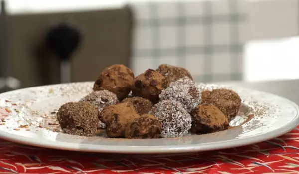 Chocolade truffels met chili