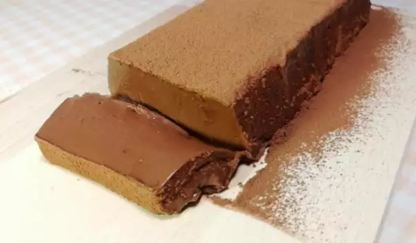 Delicaat chocolade dessert zonder te bakken