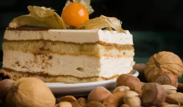 Taart met physalis