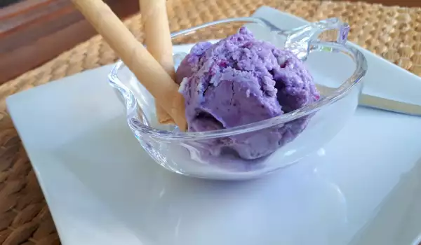 Zelfgemaakt ijs zonder machine