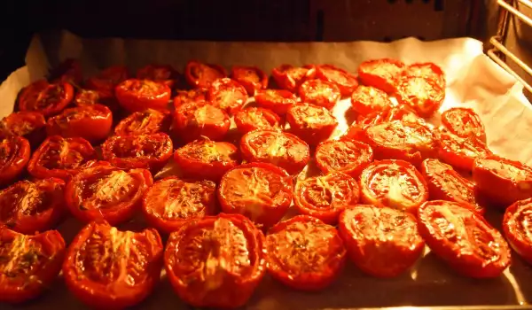 Gedroogde Tomaten met Basilicum