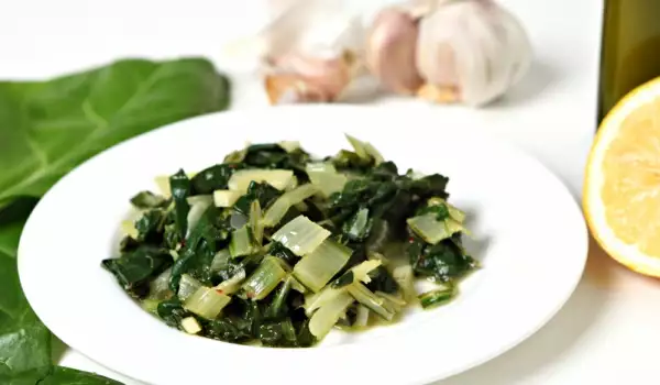 salade met snijbiet