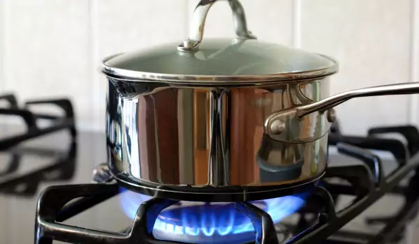 Sterilisatie van een pot