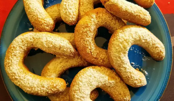 Boterkoekjes met vanille in hoefijzer vorm