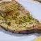 Gegrilde en gemarineerde haaiensteaks