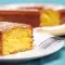 Angel cake met maisbloem
