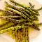 Gegrilde groene asperges