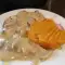 Instant pot zoete aardappel met champignonpap